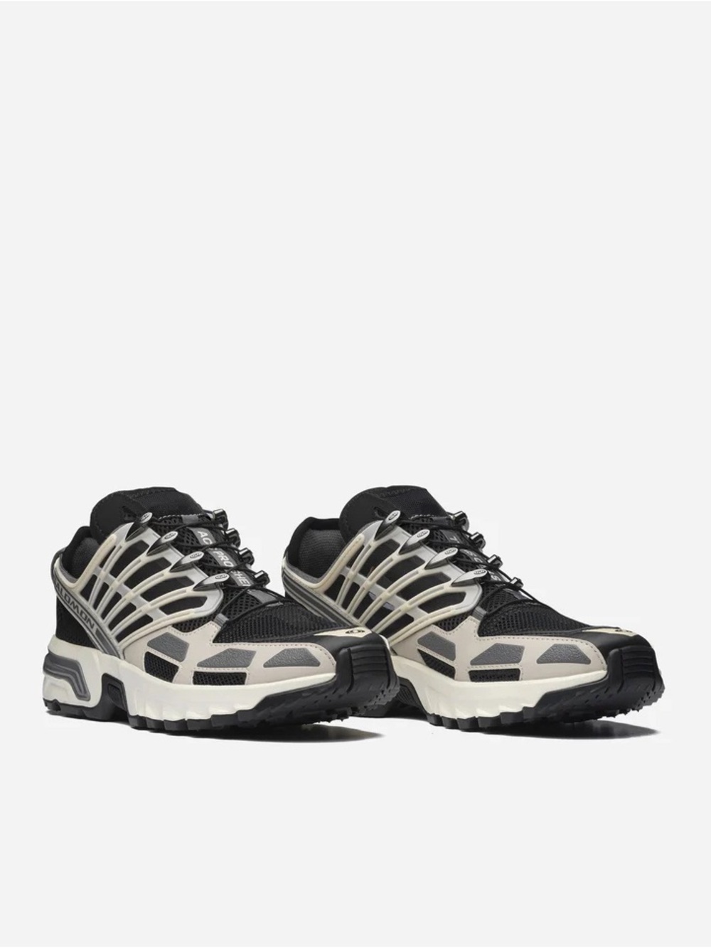 Salomon Acs Pro Shell Sneakers Rainy Day / Black / Castlerock - Picture 11 of 11